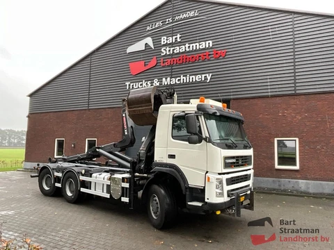 Terberg FM1350-WDGL 6x6 met HMF 1643Z2 kraan en 26t Hiab multilift XR26Z56 haakarmsysteem. BS2161