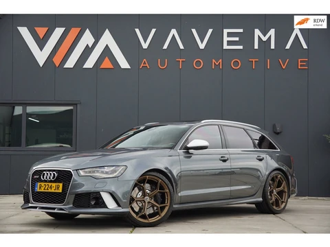 Audi A6 Avant RS6|2014|4.0 TFSI V8|560PK|quattro|Pro Line Plus|Pano|HUD|Bose|Memory|21"|RS-Zetels|Sp