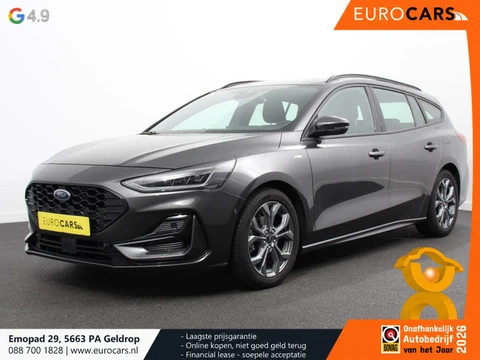 Ford Focus Wagon 1.0 EcoBoost Hybrid ST Line Navigatie Climate Control Led Dab Camera Parkeer sensor
