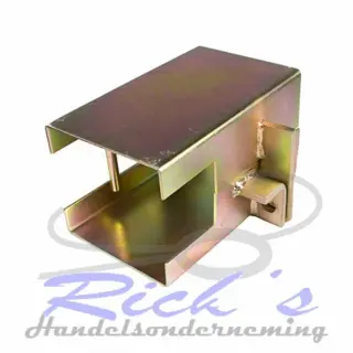 Overdekslot, koppelingslot deelbaar met discushangslot