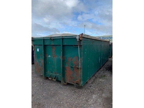 All-in Gebruikte container 25m³ met achterklep
