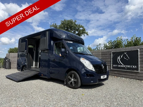 Renault Master | HORSETRUCK | STX | STALLION 5XL | 2018 | AUTOMATIC | DUB CAB | 5-SEAT | HENGST | EU