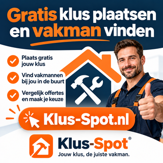 Gratis een vakman zoeken? Plaats je klus op Klus-Spot.nl