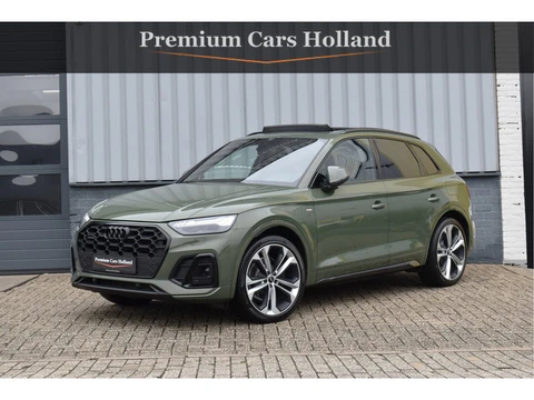 Audi Q5 55 TFSI e S-Line 367 Pk Pano Luchtvering Memory Leder Trekhaak Oled Matrix ACC 21 Inch