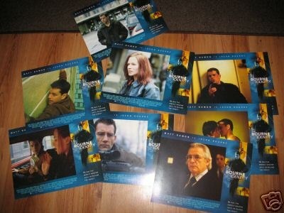 THE BOURNE IDENTITY lobbycard set.