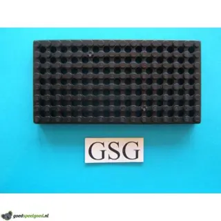 Steen 16x8 (P1) zwart nr. 16279