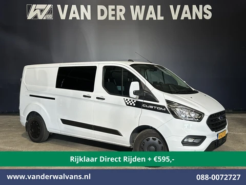 Ford Transit Custom 2.0 TDCI 170pk L2H1 Dubbele Cabine Euro6 *Rijklaar Direct Rijden* Airco | 5-Zits
