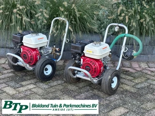 Nilfisk 2x Hogedrukreiniger MC3C C165/810PE met Honda motor pomp defect