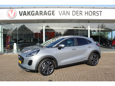 Ford Puma 1.0-125pk EcoBoost Mild-Hybrid Titanium. Z.g.a.n., slechts 3.700km ! Fabrieksgarantie t/m 