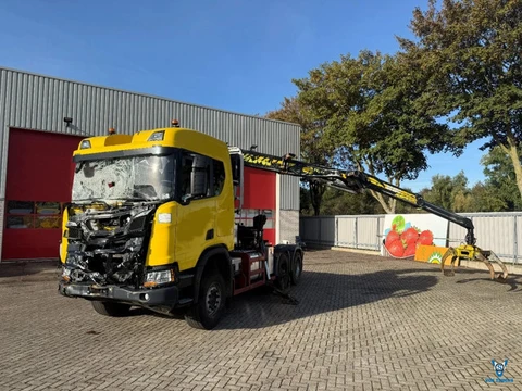 Scania NGS R650 V8 / ENGINE RUNNING / RETARDER / !!ONLY:359358 KM!! / 2X BIG AXLE / FULL-STEEL / HYD