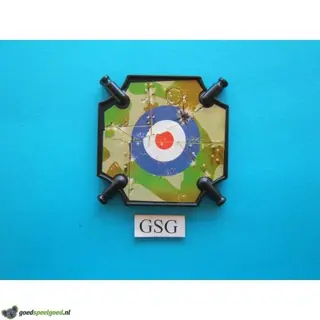 Vierkantplaat 85 mm zwart nr. 16299