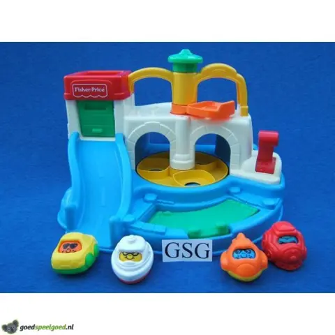 Draaivriendjesstad met 4 draaivriendjes