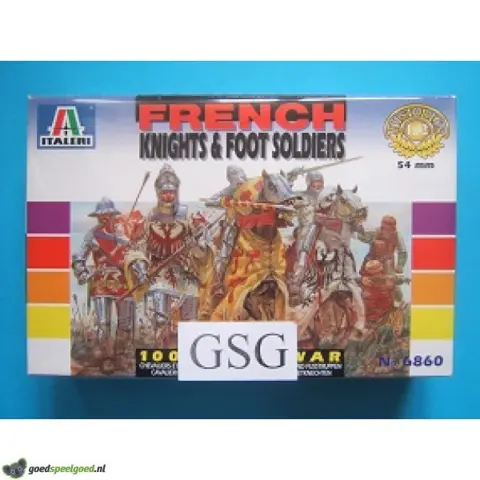 French Knights &amp; Foot Soldiers 1:32 nr. 6860-01