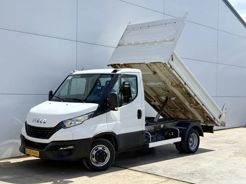 Iveco Daily 35C14 2.3 Kipper Dubbellucht 3,5t Airco Cruise Control Trekhaak Luchtgeveerde stoel Nieu