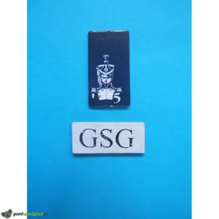 Kaartje luitenant blauw nr. 60913-02