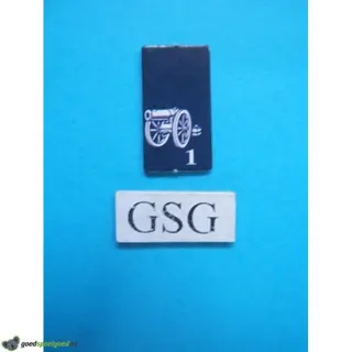 Kaartje kanon blauw nr. 60917-02