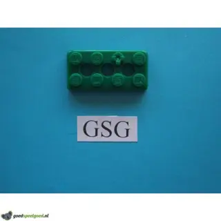 Grondplaat 4x2 (F1) groen nr. 16328