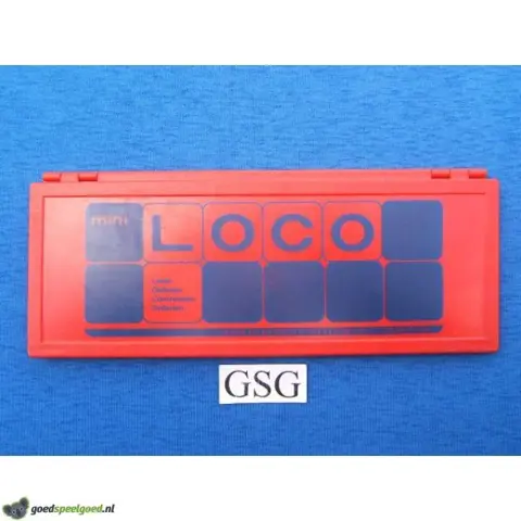 Basisdoos mini loco rood nr. 25191-02