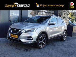 Nissan Qashqai 1.6 Tekna + (Navi,Camera360,Cruise,Trekhaak,Leer,Panoramadak,keyless,BOSE) -- 57.434 