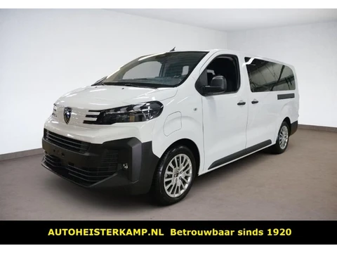 Peugeot e-Expert EV L3 75 kWh 9-zitter 43.900 incl BTW LED 2 Schuifdeuren Navi Camera