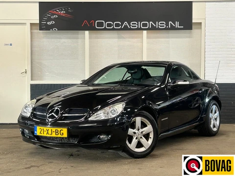 Mercedes-Benz SLK + CABRIO + LEDER + STOELVERWARMING!! 200 K.