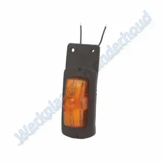 Oranje zijmarkeringslamp met rubber ophanging