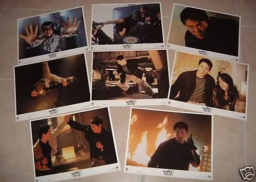 ROMEO MUST DIE lobbycard set.