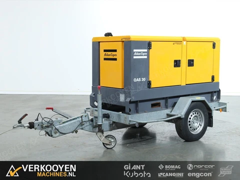 2015 Atlas Copco QAS 30 Diesel Generator / Aggregaat 30kVA 400V- 50Hz VV1538