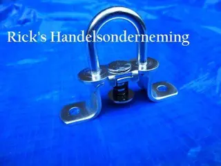 Zeiloog / draaioog rond met veer 27 mm