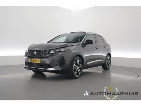 Peugeot 3008 1.6 HYbrid 225 GT | Rijklaar! | SOH 100% | Android Auto | Pano | Adapt. Cruise | Navi |