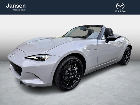 Mazda MX-5 136 pk Yakudo, sportonderstel. Aero Grey, Alcantara