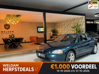 Honda CRX 1.6 ESi|1996|Nieuwe APK|Dealer onderhouden|Cabrio|Eerlijke staat|Rijklaar