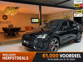 Audi Q3 Sportback 45 TFSI e S Edition S-Line 245pk Garantie|Pano|Matrix|ACC|Lane|Camera|Leder|20"|Ri