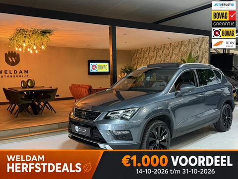 SEAT Ateca 1.5 TSI Xcellence Garantie|Pano|Alcantara|19" Velgen|360° Camera|Keyless|Sfeerverlichting