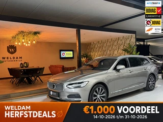 Volvo V90 2.0 T6 AWD Inscription Garantie|SOH 92%|340PK|ACC|LaneAssist|Luxe|Camera|Elektr.Trekhaak|G