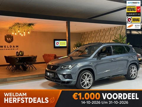 Cupra Ateca 2.0 TSI 4DRIVE|Garantie|Pano|Leder/Alcantara|ACC|Lane|Beats|Camera|Dodehoek|Virtual Cock