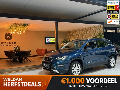 SEAT Ateca 1.0 EcoTSI Style Edition Garantie|Lava Blue|Dealer Onderhouden|Virtual Cockpit|LED|Navi|C