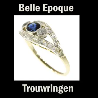 Antieke Belle Epoque trouwringen