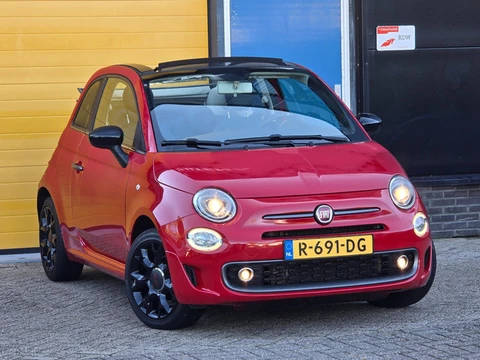 Fiat 500 1.2 Cabrio SPORT / Airco / Elek Ramen / Sportstoelen / Allu Velgen / TOPSTAAT