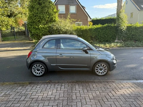 FIAT 500 1.0 Hybrid Lounge / Cabrio Elektrisch Dak / Apple CarPlay-Android / Cruise Control /