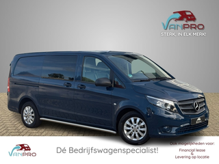 MERCEDES-BENZ VITO 114 CDI Automaat Dubbel Cabine L2 / Leder / 2x schuifdeur / 6 persoons / Navi / Clima / Licht metaal