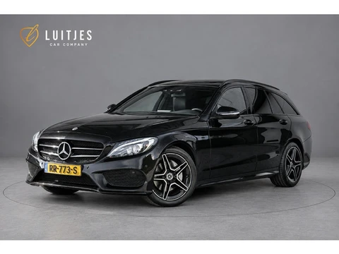Mercedes-Benz C-klasse Estate 180 AMG Night Edition Pano|Burmester|Carplay|Camera|Elek-a.klep|Org.NL