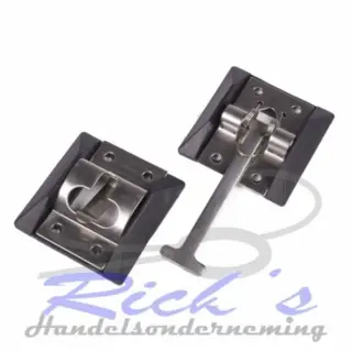 Deurvastzetter T-haak RVS