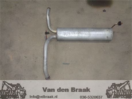 Peugeot 107 1.0 12V 2005-2014 Uitlaat einddemper