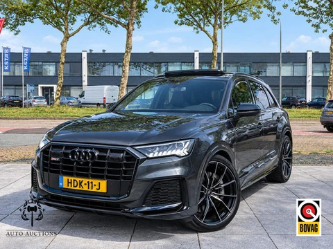 Audi Q7 55 TFSI e quattro S-Line 381PK | Panodak | Leer Valcona | RS Seats | B&O | HuD | Nightvision