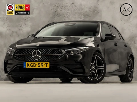Mercedes-Benz A-Klasse 180 AMG Line Automaat (FABRIEKSGARANTIE, APPLE CARPLAY, GROOT NAVI, SFEERVERL