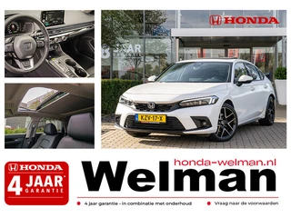 Honda Civic 2.0i e:HEV ADVANCE - PANORAMADAK - LEDER - FULL HYBRID