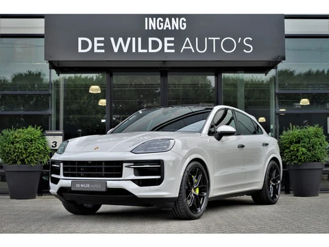 Porsche Cayenne Coupé 3.0 E-Hybrid SportDesign Krijt TV-scherm Achterasbesturing Sportuitlaat Pano H