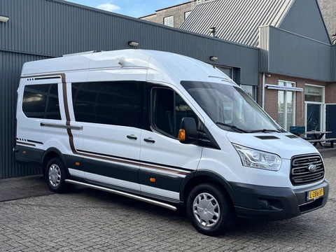 Ford Transit 350 2.0 TDCI L4H3 170pk Camper Kampeerwagen 2-Persoonsbed Airco Achterruitrijcamera Tel