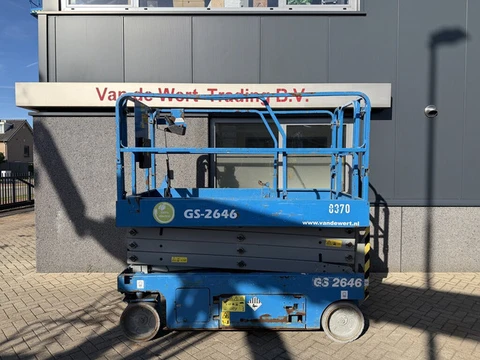 Genie GS - 2646  SchaarHoogwerker / Arbeitsbuhne / Sciccor 10M werkhoogte Elektrisch 2014